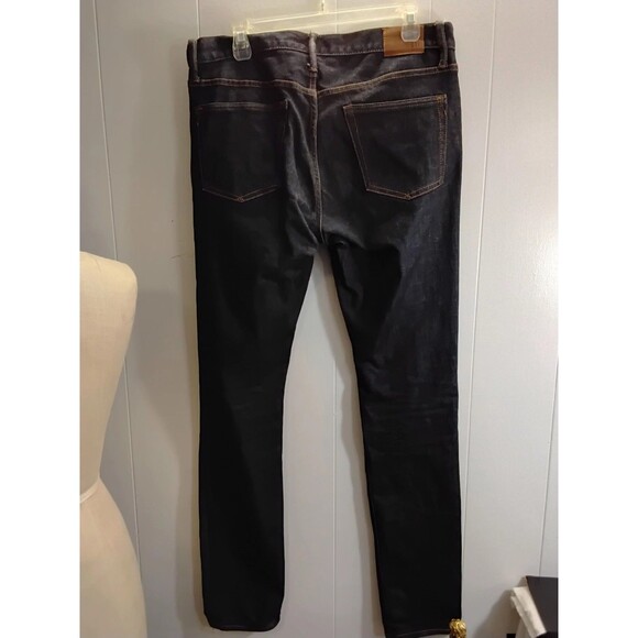 Gap 1969 True Skinny Jeans Womens 33X34 Mid Rise Stretch Dark Wash Denim Pants - Picture 4 of 5